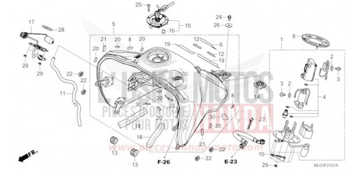 FUEL TANK/FUEL PUMP (2) CRF1100A2N de 2022